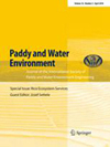 Paddy and Water Environment雜志封面